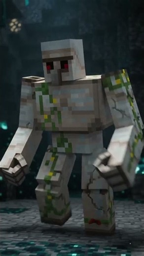 Warden VS iron golem 🔥☠️ll Minecraft Mojang Studios #Warden #iron golem