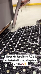 Suitable for both retrofit and new build applications, RetroTherm® FLO is a multi-directional panel that suits any underfloor heating design. ♨️ We offer two options – RetroTherm® FLO12 and RetroTherm® FLO16 depending on the available floor height. The RetroTherm® FLO12 system uses a 12mm PE-RT pipe and can be covered with screed as low as 20mm in total making it a fantastic option in renovation projects over existing solid floors. The RetroTherm® FLO16 system incorporates a 16mm pipe within the