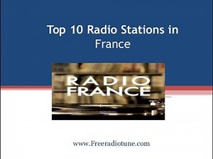 Top 10 Radio Stations In France