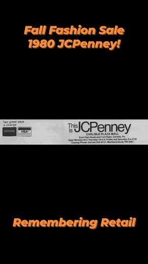 I bet you never thought you'd see nice and spicy describe a bra from JCPenney! But it does in this 9/11/1980 ad from the Carlisle (PA) Sentinel for the now closed store at the Carlisle Plaza Mall there! #fblifestyle #remember #remembering #memories #shopping #nostalgiacore #nostalgiachallenge #nostalgia #80s #80snostalgia #jcpenney #fashion #style #lingerielove #fallvibes #fall #fallfashion #NostalgiaVibes #NostalgiaTrip #80sfashion #centralpa #Pennsylvania #CarlislePA #carlisle | Remembering Re