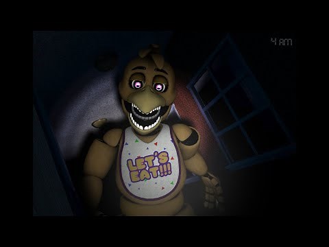 If Spring Chica were added to FNaF 4! Springlock Chica! (FNaF 4 Mods)