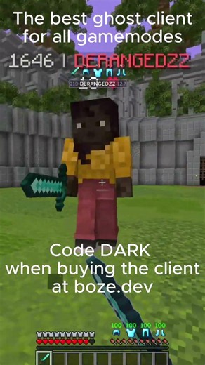 Best client for every mode boze client | code dark at boze.dev #minecraft #2b2t #cpvp #pvp #cheats