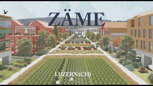 🔎 Winner in Luzern (CH) -- ZÄME -- by AS: Geronimo Felici Fioravanti (IT) – urban planner, Cris Skenderi (IT) – architect urbanist "The project interprets Re-sourcing as the ability to activate Littau’s latent territorial and social resources, its fragments, agricultural edges, peatlands, and residual structures. ZÄME recomposes what already exists, transforming these elements into drivers of ecological, spatial and social renewal. ZÄME re-sources through nature, restoring peatlands, reconnecti