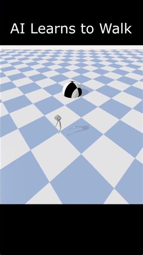 AI Learns to Walk with Deep Reinforcement Learning