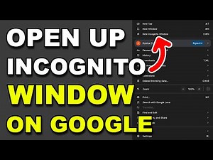How To Open An Incognito Window On Google (VERY EASY!)