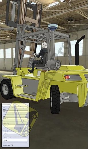 Forklift - by CranePro 3D