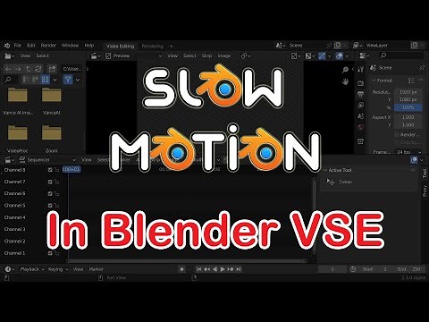 Speed Control in Blender VSE | Video Sequence Editor | Create Slow Motion or A Fast Forward Version
