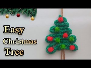 How to Crochet a Christmas Tree 🌲 Easy Crochet Christmas Tree Tutorial for Beginners #crochet