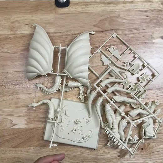 I Built the Aurora King Ghidorah Model!