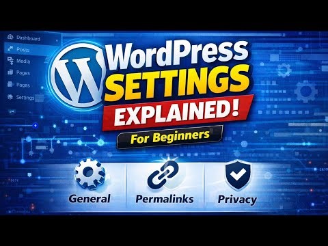 WordPress Settings Explained for Beginners (Complete Guide)