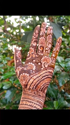Simple front hand mehendi designs 🥀 🌸✨ ||#mehndi#simplemehndi#shortvideo#viral#trending