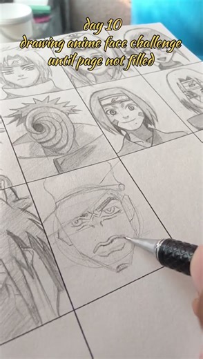 Day 10: Animal Face Drawing Challenge #jojosbizzareadventure #animedrawing #drawingchallenge #anime