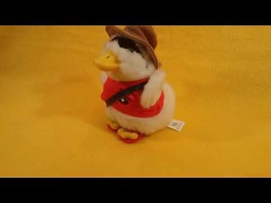 Aflac lifeguard talking duck plush toy