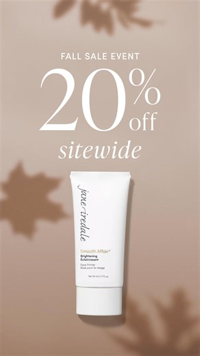 Stock up on all your skincare makeup favorites with 20% off SITEWIDE during our annual Fall Sale Event! Plus, pick a FREE PurePressed Blush ($32 value) with any $100 order✨ | jane iredale