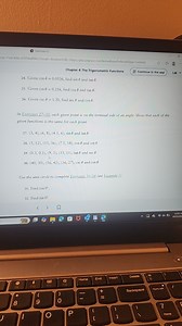 Exercises 4.2Chapter 4: The Trigonometric FunctionsGiven co... | Filo