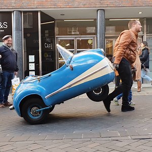 1.3M views · 5.8K reactions | Only five of these microcars exist and this man owns two of them. | Transportation Insider | Facebook