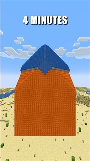 Minecraft Cobblestone Tower...🤯