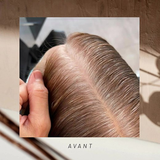AVANT / APRES Avec notre gamme Color One, fini les cheveux blancs ! Vos cheveux voient la vie en couleur ! Sur ce modèle : ✔️ Application de Color One 4.0 3g de 0.4 2g de 0.3 ✔️ Temps de pose : 35 minutes sous cellophane ✔️ Pour finir : soins Repigmentants Sienne Brûlée et Ocre d’Havane quelques minutes sous chaleur Un résultat naturel avec beaucoup de brillance 😃 Le meilleur à offrir aux cheveux et aux mains qui les coiffent ! #patricemulato #naturel #beauteengagee #madeinfrance #gamme #soins 