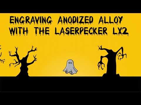 Halloween fun with the Laserpecker LX2 2w IR module.