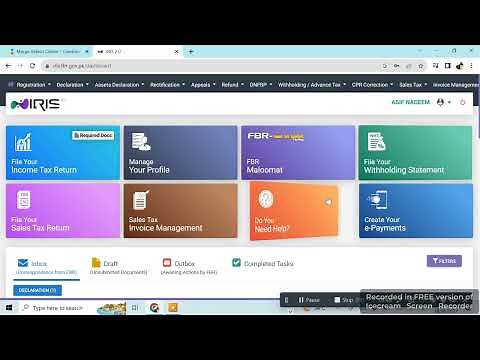 How to login in iris account FBR | more information I What's New in IRIS 2.0 | FBR IRIS New Website