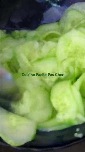Comment cuisiner le concombre #cuisinefacilepascher #food