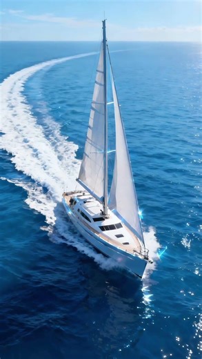 Setting Sail #yacht #oceanwaves #relaxingmusic #relaxingvideo #stressrelief #calmingvideo