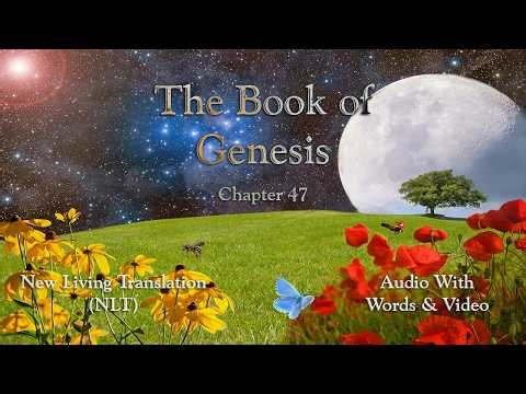 The Book of Genesis, Chapter 47 – Holy Bible (NLT) – Audio with Words & Video