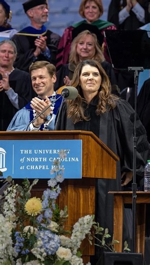 Soccer legend Mia Hamm ’94 stepped outside her comfort zone to deliver the 2025 Spring Commencement address at #UNC. Discover how two-time World Cup champion and Olympic gold medalist inspired Carolina’s newest alumni with powerful lessons on teamwork https://unc.live/43flHBT | The University of North Carolina at Chapel Hill