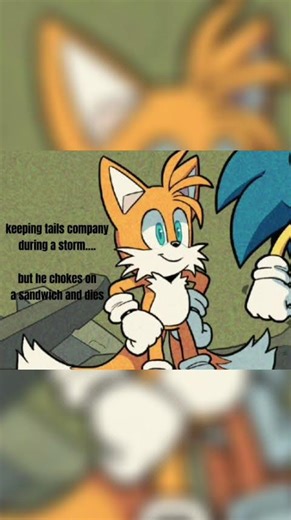 tails eats a sandwich and dies 🥀 #asmr #sonicthehedgehog #sonic #funny #asmrvideo 