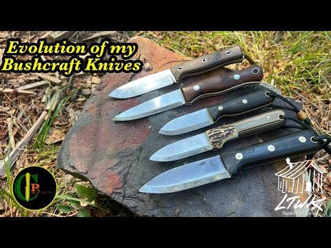 Evolution of My Bushcraft Knives!
