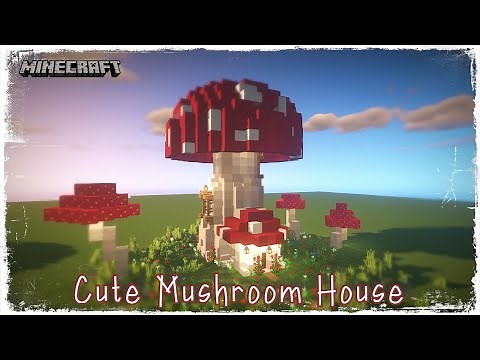 Minecraft : Cute Mushroom House | Tutorial