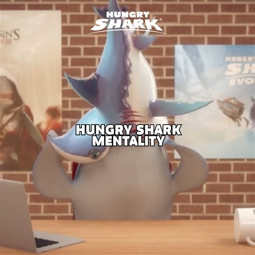 80K views · 863 reactions | Mood 﫠 #HungryShark #meme | Hungry Shark | Facebook