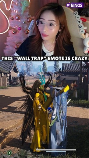 Leg Kabedon oml.. 😳 Wall Trap emote in Where Winds Meet #wherewindsmeet #gaming #gamingclips | Bings