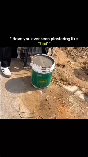 sp4dyy ❄️ on Instagram: "Construction just hit a whole new level in China, and this plaster gun machine is the perfect example of how fast technology is changing the game. What normally takes hours of manual labor is done in just seconds with this insane gun-type plaster machine. The moment the operator pulls the trigger, the wall gets coated evenly, smoothly, and unbelievably fast -almost like watching a paint sprayer but for cement! It's wild to see how efficiently this machine works. No messy