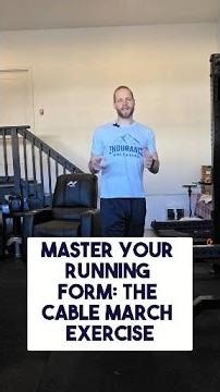 Master Your Running Form: The Cable March Exercise #shorts