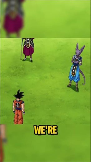 Beerus fights Goku