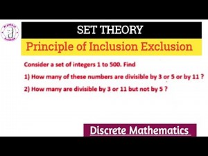 Principle of inclusion and exclusion | Principle of inclusion and exclusion discrete mathematics