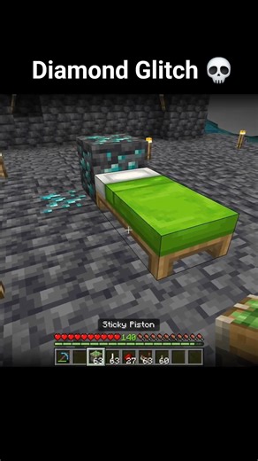New Infinite Diamond Glitch Moment in Minecraft Part 46