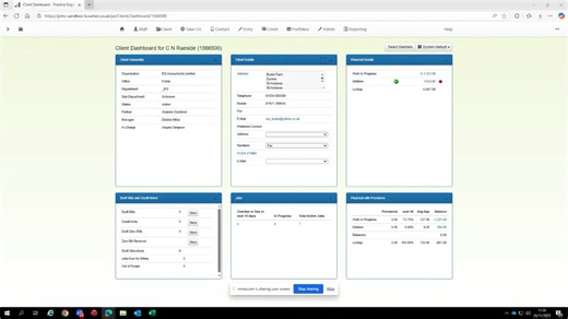 Raise bill with c/f provision