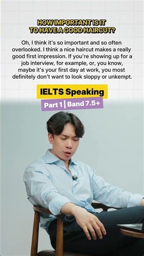 Topic Haircut - Speaking part 1 band 7.5+
