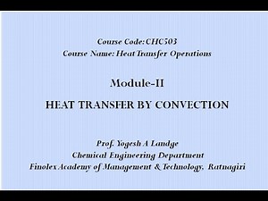 Convective Heat Transfer Correlations for External Flows