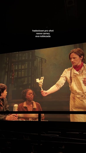 Hadestown pro-shot Reeve Carney & Eva Noblezada scene