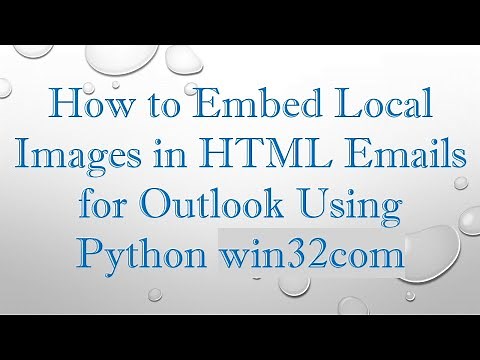 How to Embed Local Images in HTML Emails for Outlook Using Python win32com