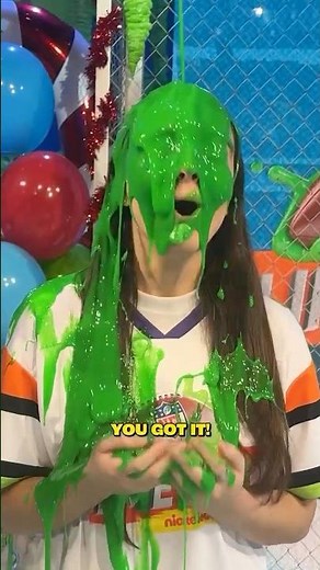 Female Sports Reporter Slimed! #slimed #gunge