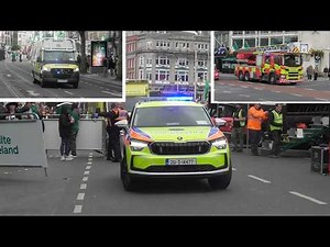 Emergency Service Vehicles Responding around Ireland