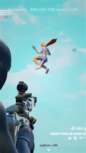 Crazy headshot in go goated #fortnite #sniped