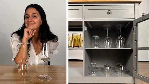 Do You Store Your Glasses Up or Down?