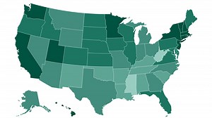 Map Shows Which U.S. States Have the Highest (and Lowest) Life Expectancy