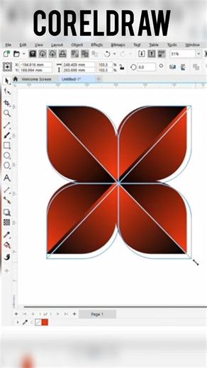 CorelDRAW Design🔥#graphicdesign#logo#coreldraw#illustrator#shorts#coreldrawdesign#coreldrawtutorial