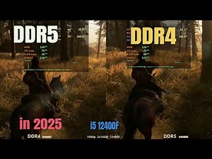 DDR5 vs DDR4 RAM i5 12400 in 2025